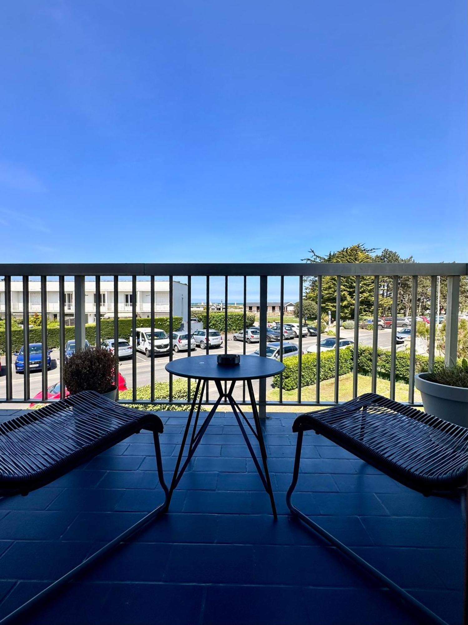 Le Luxe & Votre Vue Mer A Ouistreham Riva Bella Eksteriør billede